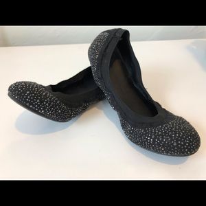 Sparkly Black Ballet Flats